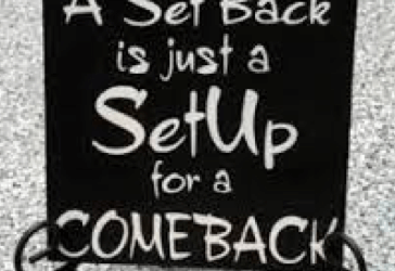 Setbacks Happen