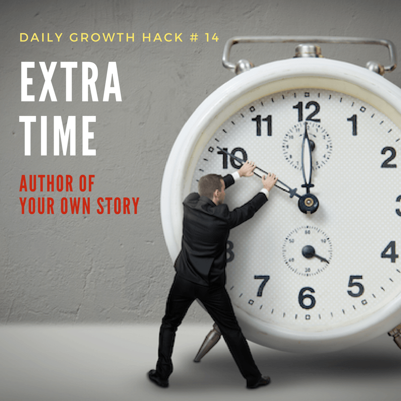 Extra Time Author of Your Own Story