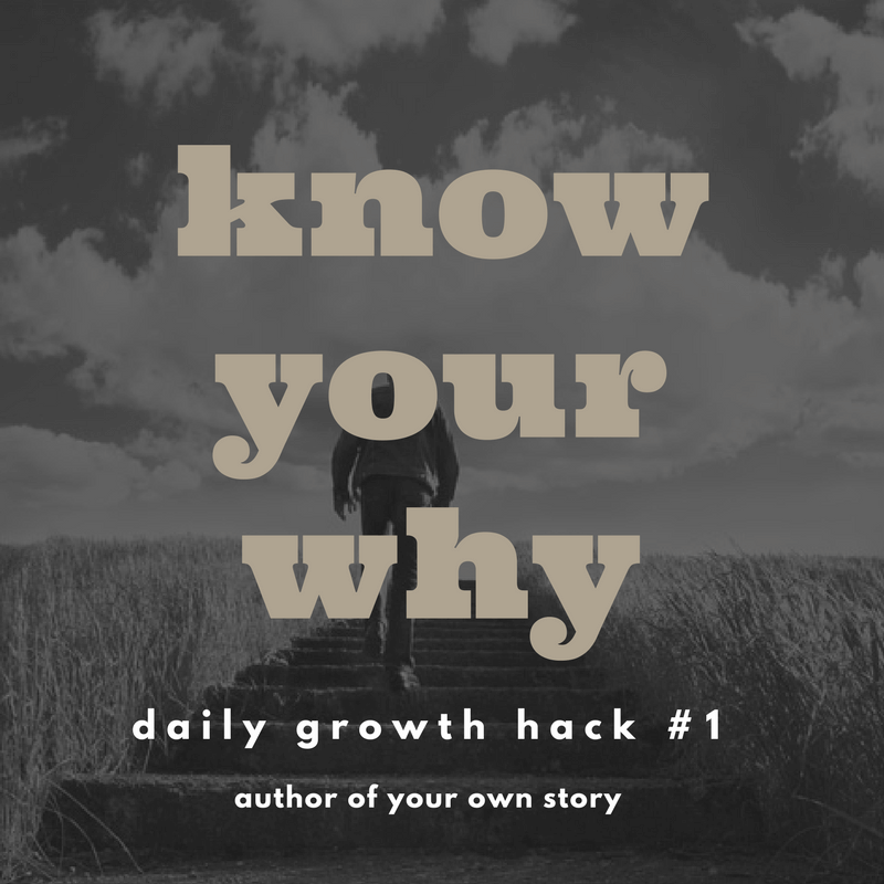 Know your WHY