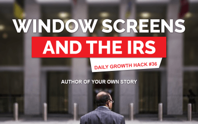 Window Screens and the IRS