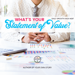 What Is Your Statement Of Value?
