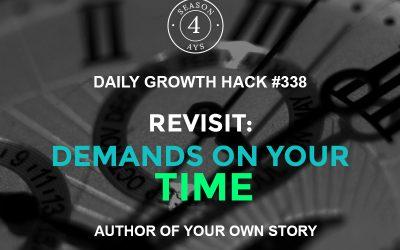Revisit: Demands On Your Time