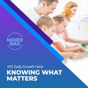 [MIXED BAG] Knowing What Matters