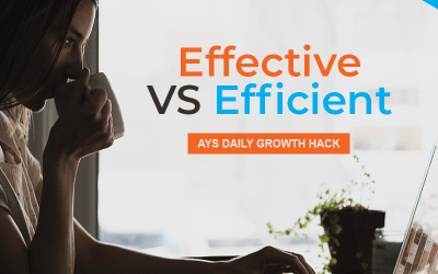 [MIXED BAG] Effective Vs. Efficient